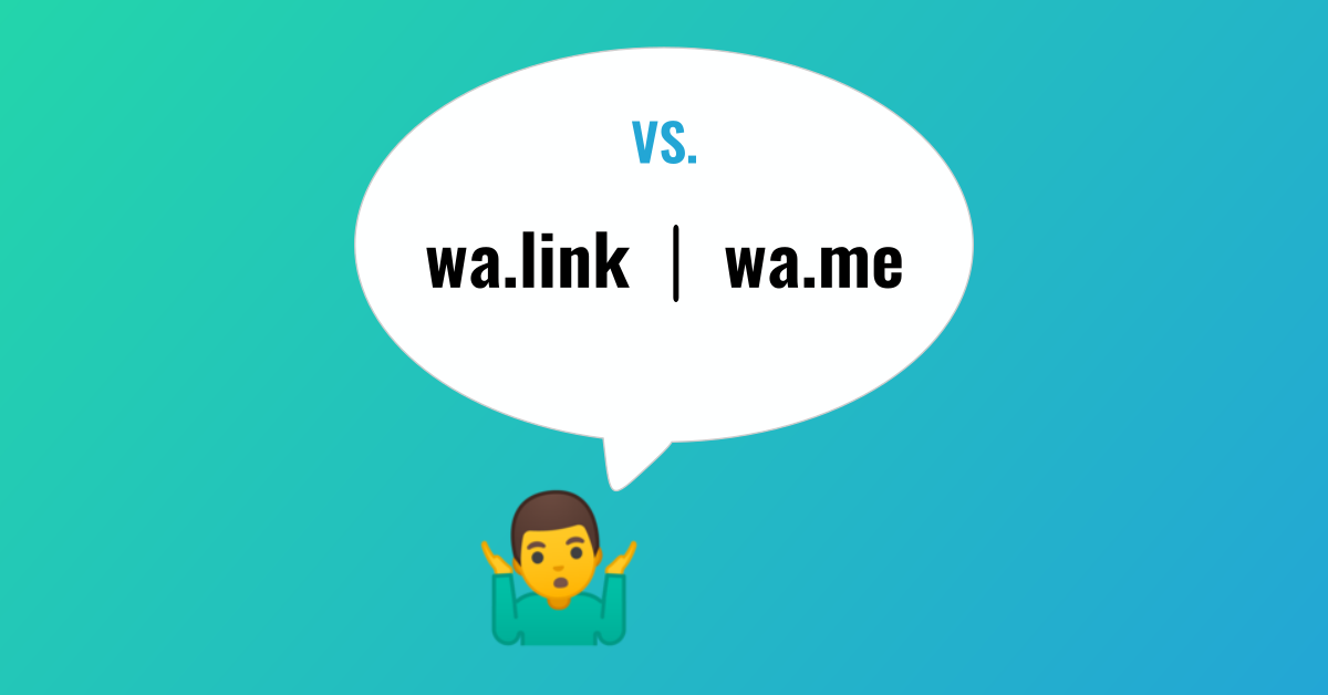 3 Diferencias entre Walink y wame links de WhatsApp