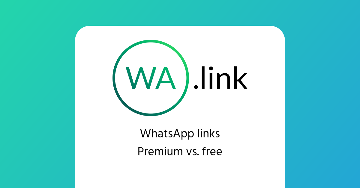 Create branded WhatsApp links