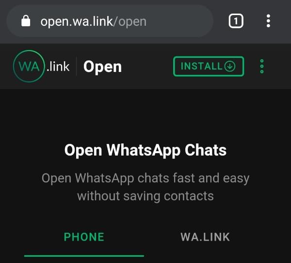 Instalar Open de Walink