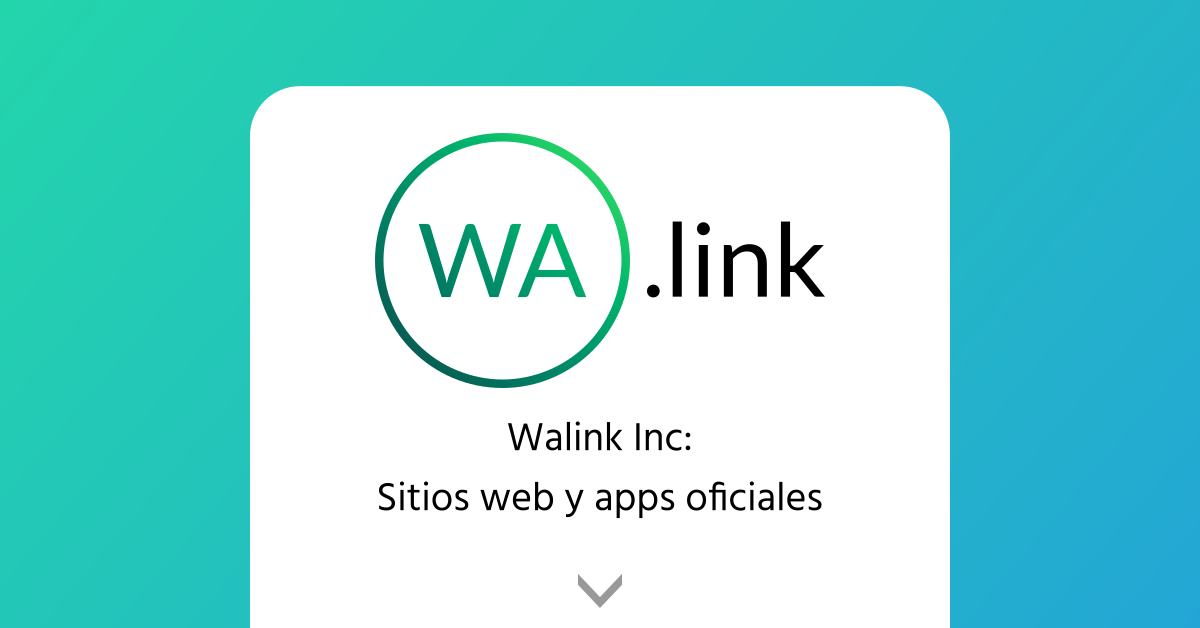 Walink Inc: sitios web y apps oficiales