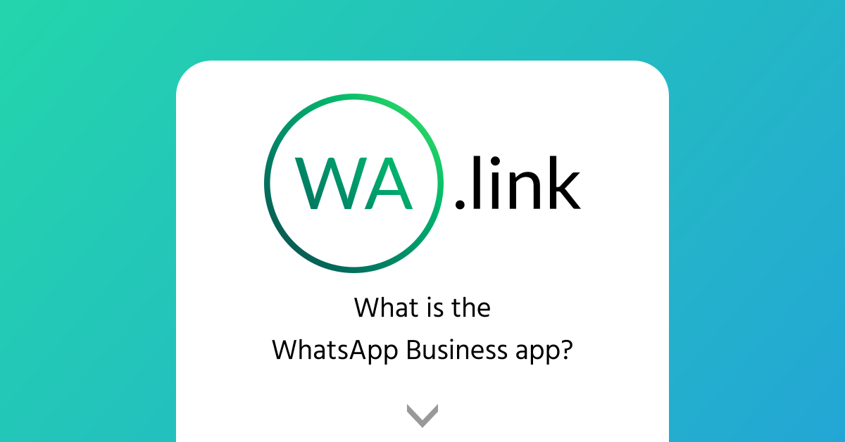 What is the WhatsApp Business app